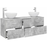  Set ormarića za kupaonicu 3 kom. Betonska siva - Betonska siva | shoptok.hr