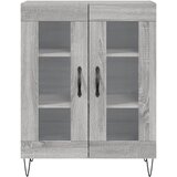  Visoka komoda siva sonome 69,5x34x180 cm od konstruiranog drva | shoptok.hr