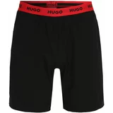 Hugo Pidžama hlače 'Linked' crvena / crna