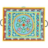 vidaXL Ručno obojena kutija za pohranu 50x40x40 cm masivno drvo manga | shoptok.hr