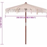  Makrame suncobransko Krema 252.5 x 252.5 x 260 cm | shoptok.hr