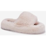 Boto Women Fur Slippers Light Beige Biella | ePonuda.com