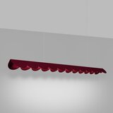 Thoro Bordo rdeča aluminijasta LED viseča svetilka BISCUIT &amp;ndash; Slike