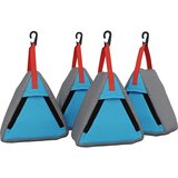 Vreća za spremanje 4 pcs Siva i plava 24 x 16 x 24 cm oxford | shoptok.hr