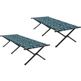  Sklopivi kamperski krevet List 2 pcs Šuma 210 x 80 x 46 cm | shoptok.hr