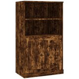 Maison Chic Visoka omara - Komoda - Predalnik dimljen hrast 60x35,5x103,5 cm inženirski les, (21721499) Cene