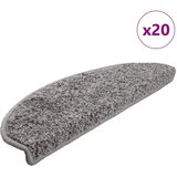  Prostirke za stepenice 20 kom 65x21x4 cm sive poluokrugle velike - Siva 65 x 21 x 4 cm 20 Siva | shoptok.hr
