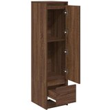 vidaXL Visoka ploča smeđi hrast 29,5x34x119,5 cm izrađeno drvo | shoptok.hr
