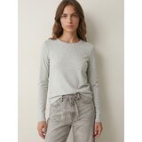 Sinsay Pamučna slim fit majica dugih rukava | shoptok.hr