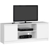 AKORD RTV kabinet 140 cm 2D 1P BELE, (21713925) Cene