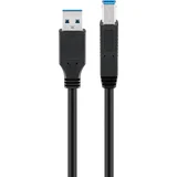 Printerski kabal USB-A na USB-B 5m crni