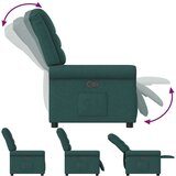  Naslonjač od tkanine tamnozeleni | shoptok.hr