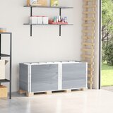 vidaXL okviri za palete 3 kom sivi 150x50 cm od masivne borovine | shoptok.hr