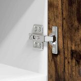 Viseći ormarić s policom Riga 2 pcs Dimljeni hrast i bijela | shoptok.hr