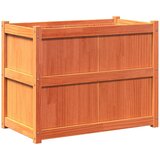 Furnova Vrtno cvetlično korito voščeno rjavo 90x50x70 cm trdna borovina, (21920709) | Shoptok.si