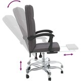  Uredski naslonjač od umjetne kože sivi | shoptok.hr