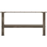  Noge za klub stolić prirodni čelik 2 kom 60 x (30-31) cm čelik | shoptok.hr