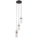  ITALUX PND-40760-3-BK-HBR - Viseći luster na sajli TARASO 3xE14/40W/230V crna/zlatna | Eponuda.com