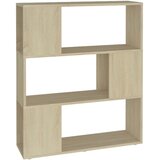 Ormarić za knjige / pregrada boja hrasta 80x24x94 cm drvena | Eponuda.ba