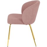 Mömax stol, les, kovina, tekstil pink | Shoptok.si