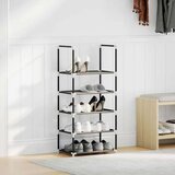vidaXL Stalak za cipele 5 nivoa crni 44x28x94 cm netkana tkanina | shoptok.hr