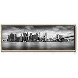  Slika - New York: Stylish City 90x30 U prirodnom drvenom okviru | shoptok.hr
