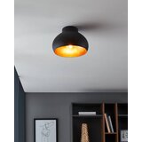 Eglo plafonjera Mogano 2 900554, 1x E27, Ø28 cm, crna i zlatna | shoptok.hr