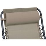  Naslon za glavu za ležaljku smeđe-sivi 40x7 5x15 cm tekstilen | shoptok.hr