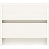  Noćni ormarići 2 kom bijeli 40x31x35,5 cm od masivne borovine | shoptok.hr