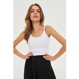 Marisse White Cotton Top Cene