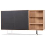 Gazzda crna kredenca Fina, širine 176,4 cm | shoptok.hr