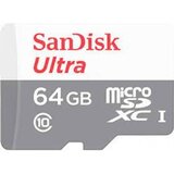 Sandisk SDXC MICRO 64GB ULTRA, 100MB/s, UHS-I, C10, adapter SDSQUNR-064G-GN3MA | Shoptok.si