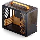 JONSPLUS Computer Case MATX Handle Case Z20 - Black-Orange | shoptok.hr
