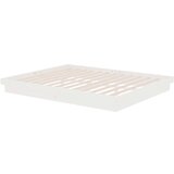  Posteljni okvir bel trden les 160x200 cm, (20601661) | Shoptok.si