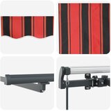  Skrovita tenda narančasta i smeđa 600 ×300 cm tkanina | shoptok.hr