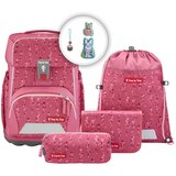Step by Step Šolska torba BASIS, Pink Bubbles – 4-delni komplet | Shoptok.si