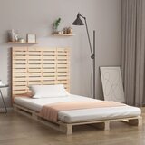 Maison Chic stensko posteljno vzglavje - vzglavna omarica - nočna omarica 96x3x91,5 cm trdna borovina, (21705268) | Shoptok.si