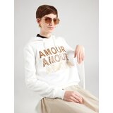 Only Majica 'ONLMAIA' kremna / rjava / bela | Shoptok.si