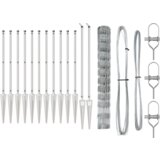vidaXL Ograja za polja 1.2x25 m Galvanizirano jeklo | Shoptok.si