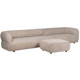 Ixia Bež tabure iz šenilje Minimal – | Shoptok.si