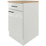 Flex-Well omarica levi, svetlo siva, š. 50 cm | Shoptok.si
