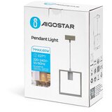 Aigostar Drveni luster na kablu 1xE27/60W/230V borovina | Eponuda.com