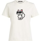 Karl Lagerfeld Majica 'IKON' boja pijeska / crna | shoptok.hr