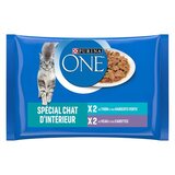 Purina ONE 4 x 85 g - Indoor tunjevina i teletina Cijene