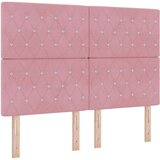 Box Postelja Roza 140x200 cm Žamet, (22048889) | Shoptok.si