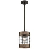 Westinghouse 61180 - Luster na sajli LANGSTON 1xE27/60W/230V borovina Cene
