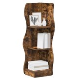  Kotna polica Dimljen hrast 34 x 33 x 102 cm Inženirski les, (5000307033) | Shoptok.si