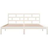  Za krevet od masivne borovine bijeli 140 x 190 cm | shoptok.hr
