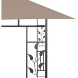  Sjenica s mrežom protiv komaraca 4x3x2,73 m smeđe-siva 180 g/m² | shoptok.hr