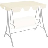  Zamjenski krov za vrtnu ljuljačku krem 150 / 130 x 105 / 70 cm | shoptok.hr